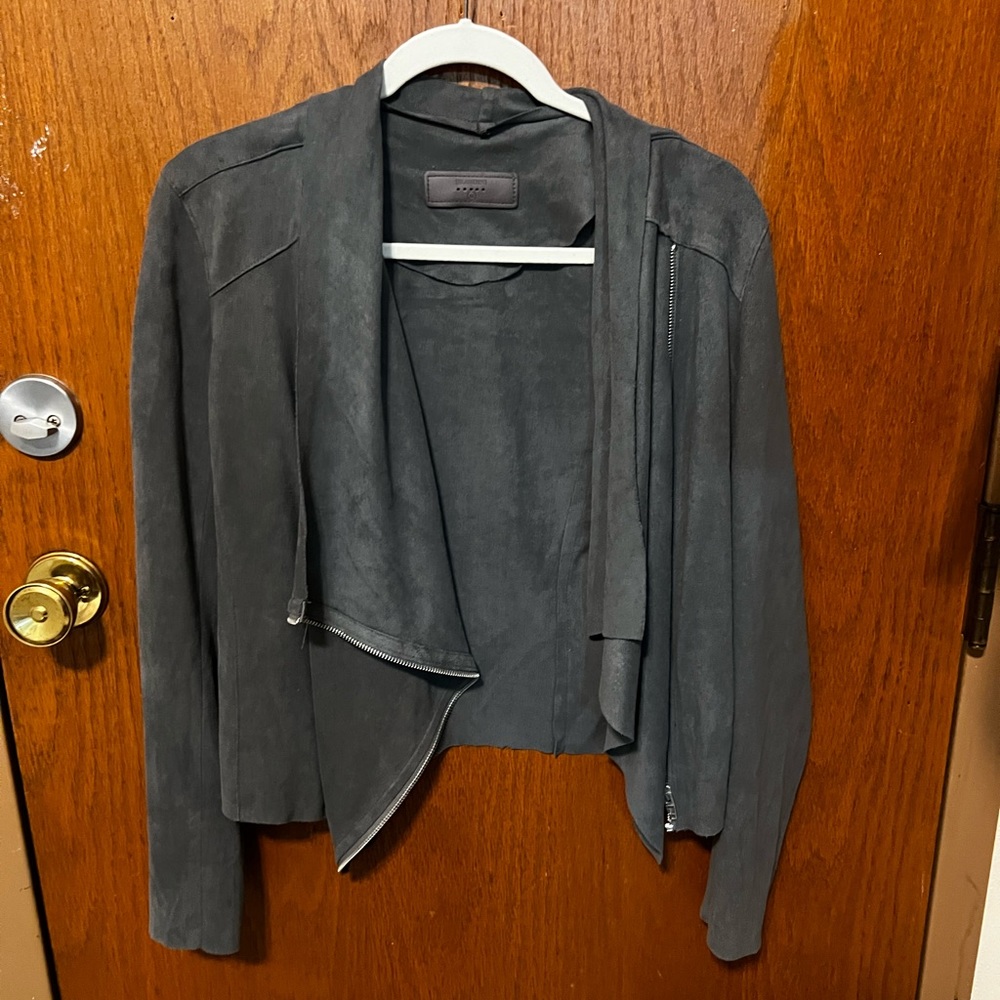 Gray Suede Jacket